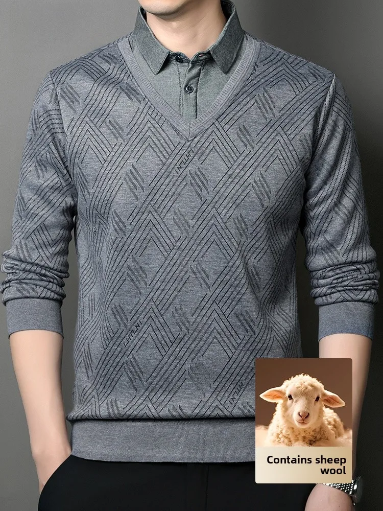 

Мужской свитер TUCANO Woodpeer Sl Long Sve, повседневный трикотажный свитер для среднего и лет, осенняя одежда