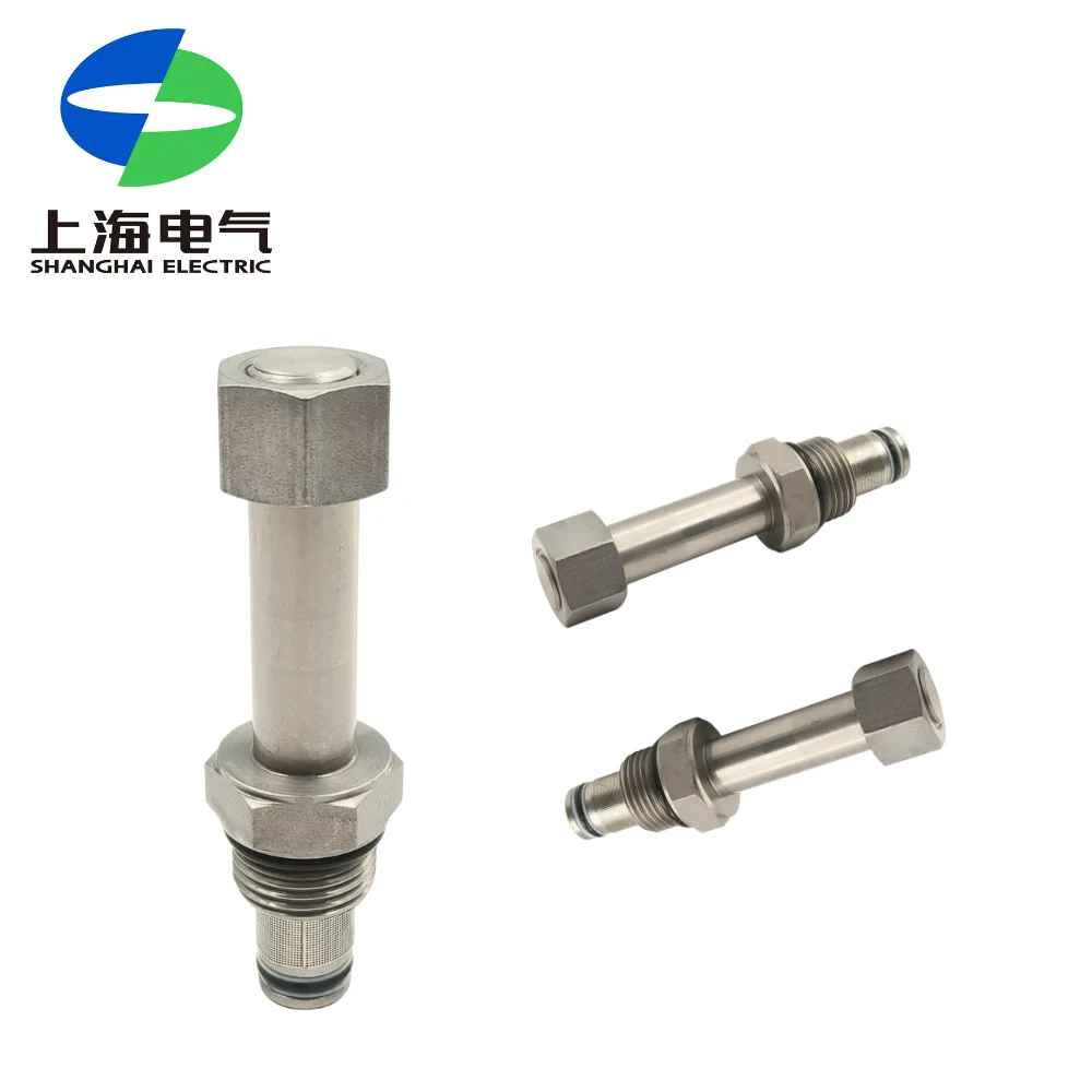 Válvula de cartucho solenoide hidráulica, SV08-28 de función igual, normalmente cerrada, fabricada en Shanghai Electric