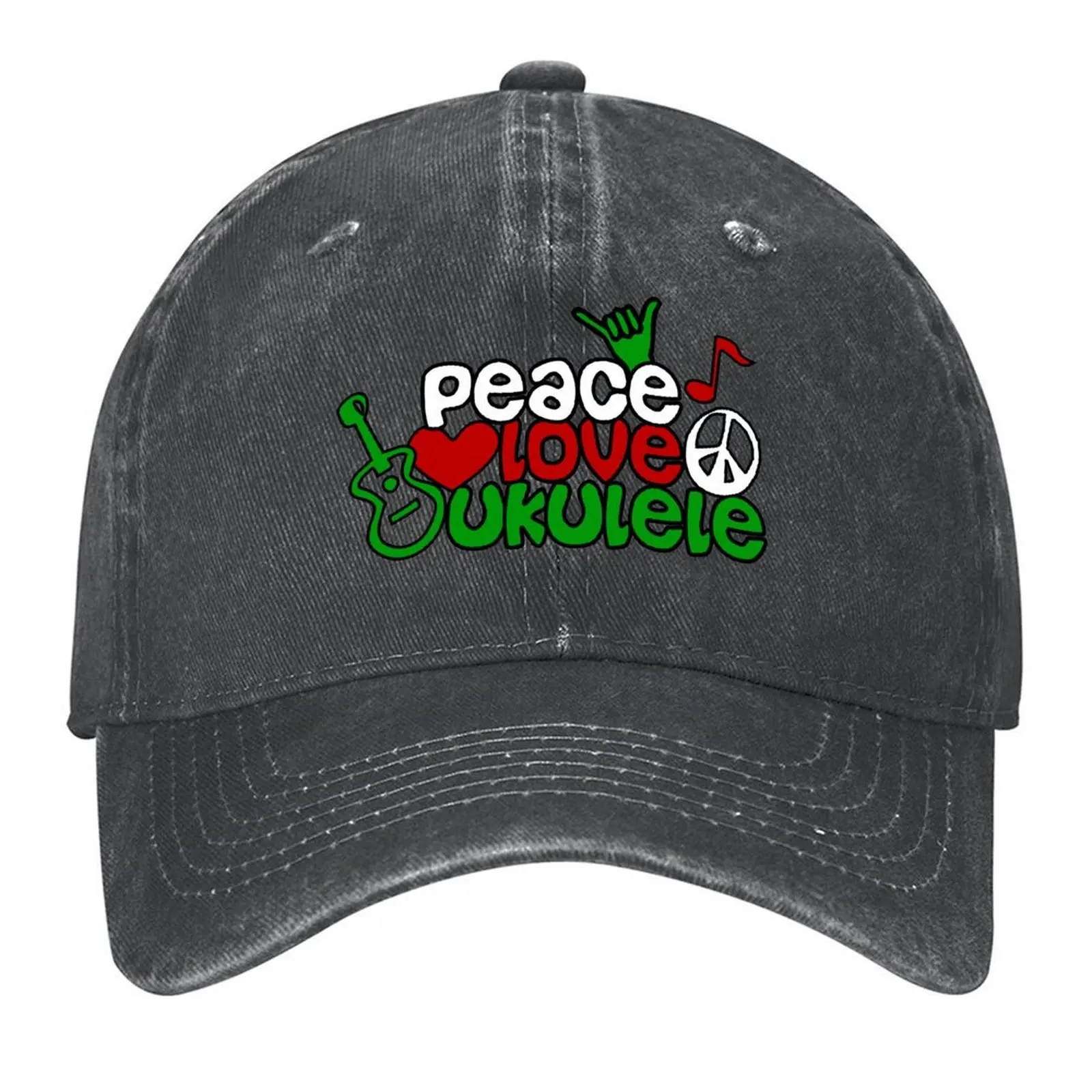 

Бейсбольная кепка Ukulele Love Peace, роскошная женская кепка, шляпа джентльмена, рыболовные шапки, мужская каска, женская пляжная мужская кепка