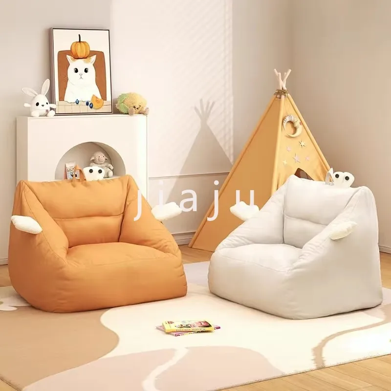 Inflatable Lounger Children's Sofa Pouf Sitting Baby Frameless Kids Sofa Support Chair Infant Divano Bambini Kids Furniture