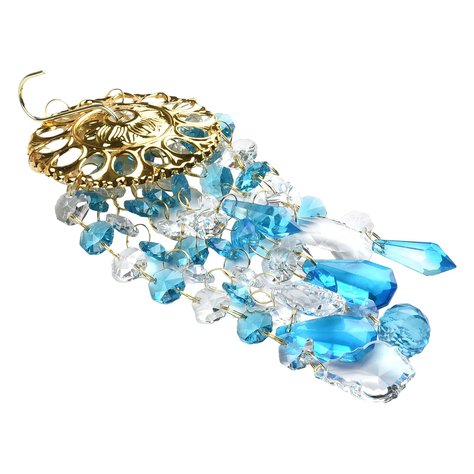 Unique For Crystal wind chimes for outdoor patio garden lawn decoration producing sparkling effects under sunlight