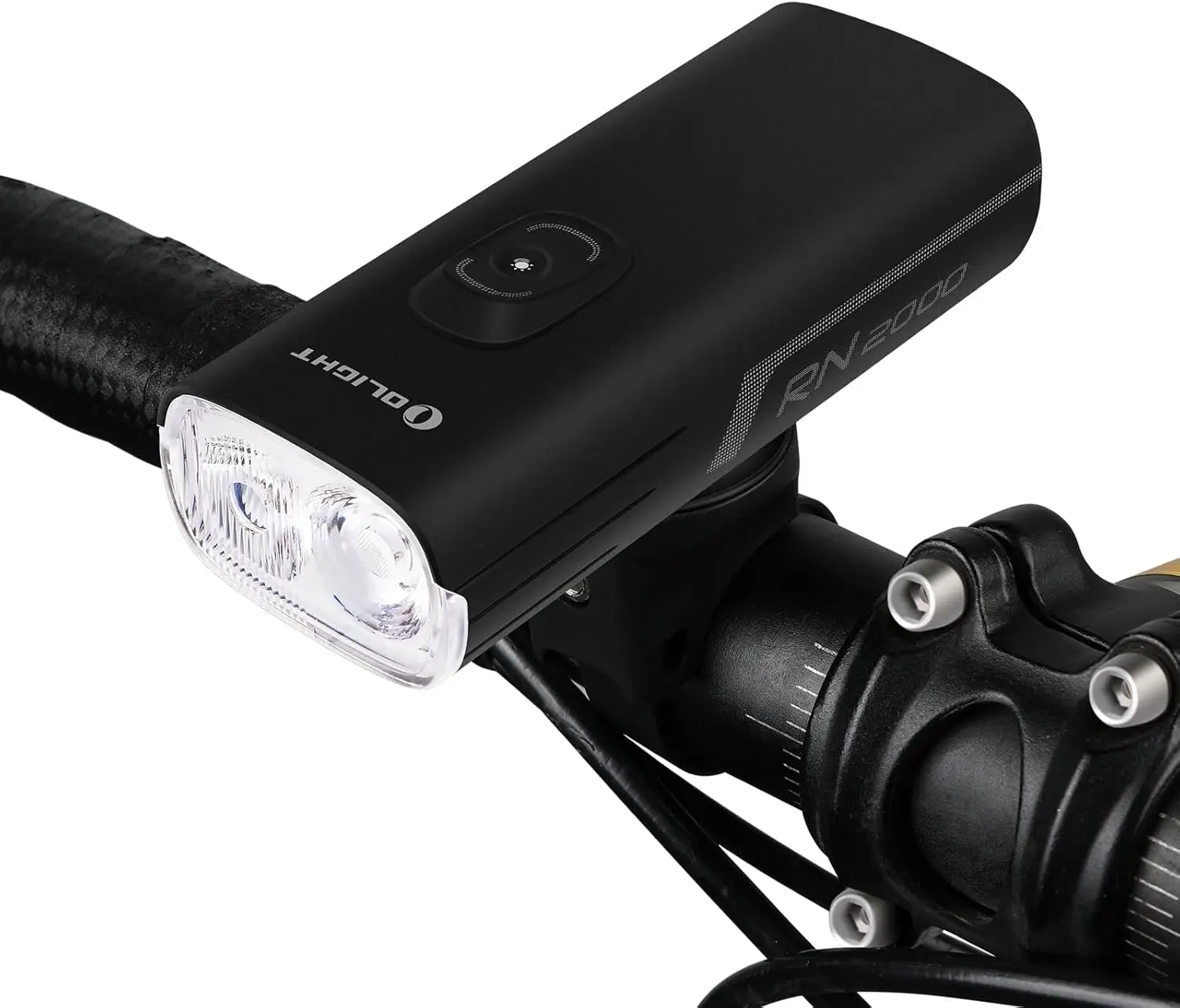 

OLIGHT RN 2000 LED Rechargeable Bike Light, 2000 Lumens and 557ft Max Throw Waterproof Bicycle Headlight