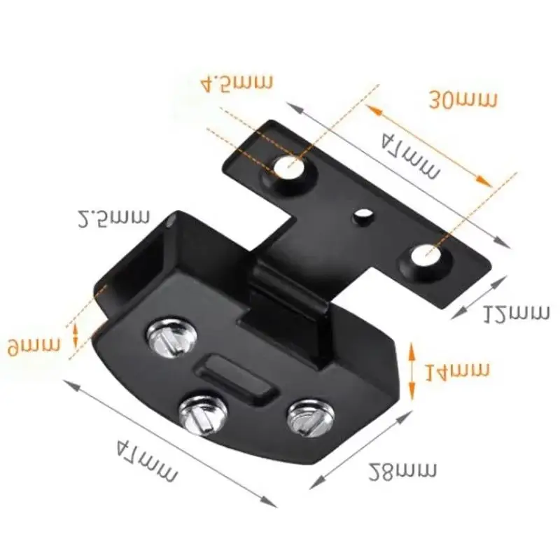 

Glass Cabinet Door Hinge With Screws Cupboard Display Cabinet Gate Clamp Hinges Furniture Hardware For 5-8mm Glass Hardware