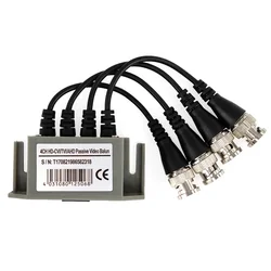 4-Channel Video Balun BNC UTP CAT5 Transmitter for CCTV/ Surveillance Camera Trend
