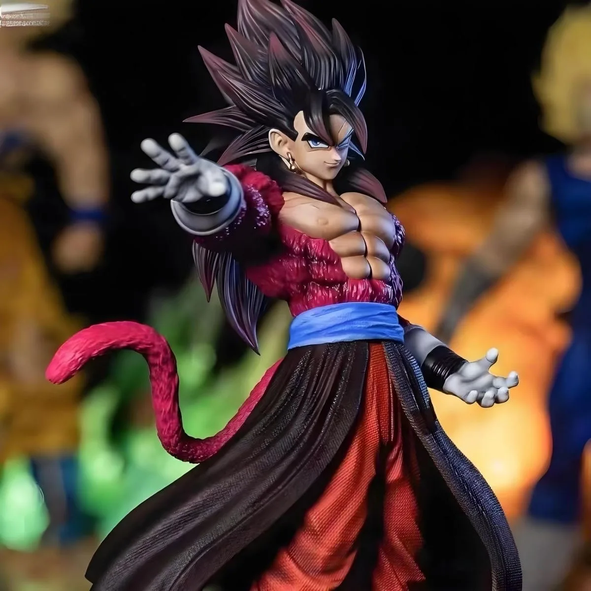 Dragon Ball Xeno Vegito Figura Super Saiyan 4 Vegetto Action Figures anime periferico goku Collezione di statue in PVC Modello Giocattoli Regalo
