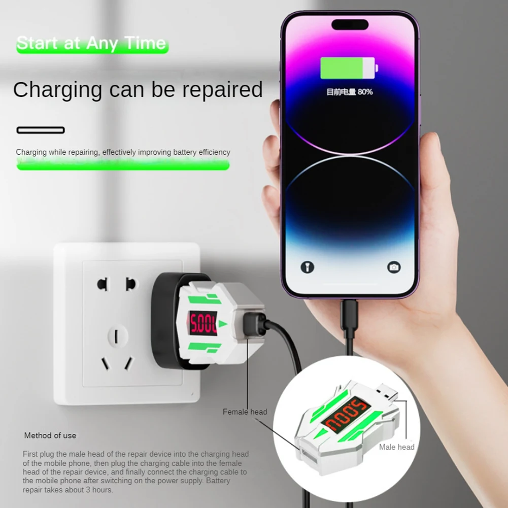 Hot New Mobile Phone Battery Repairer Smart Modulation Temperature Control Overcharge Protection Voltage and Current Detector