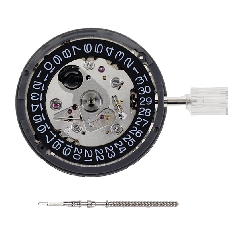 White Black Nh35a NH35 Three-dot Automatic Mechanical Movement at 3.8 at 3 For Skx007 Watch Dial MOD Group Decoration Watchmaker