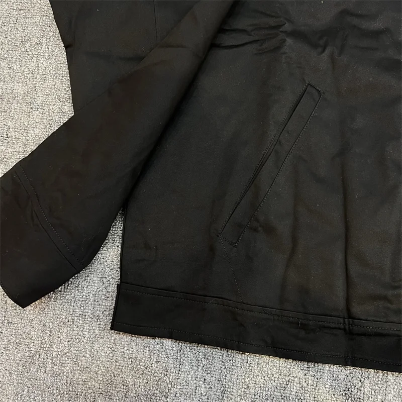 هذا الكثير من معطف سترة بسحاب أسود مطبوع عليه حروف شراب السعال #4