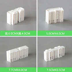 1 szt. Imitacja Mini architektury Model budynku materiały plastikowy domek ABS Diy piaskownica stołowa układ krajobrazu dioramy