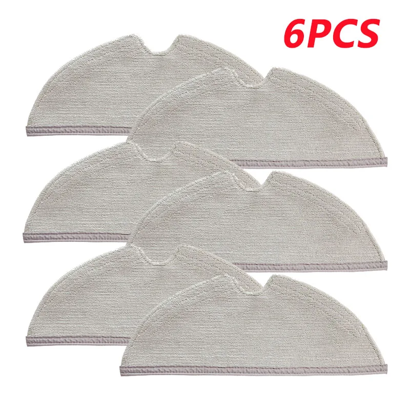 6pcs Mop Cloths Rags For XiaoMi Roborock S5 Max S6 Pure S6 MaxV S5 S51 S50 S55 Xiaowa E25 E35
