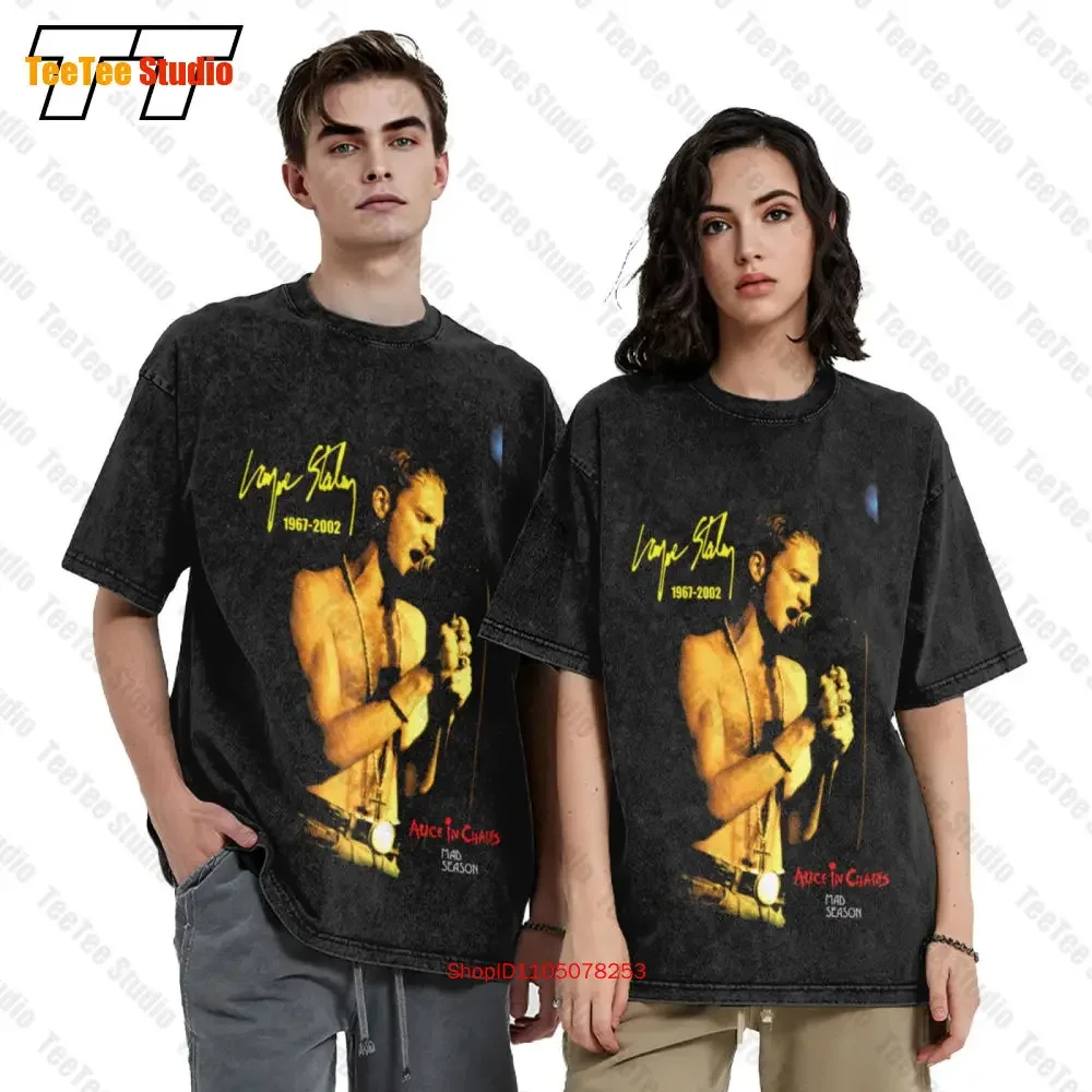 Layne Staley Alice In Chains 2002 Vintage Oversized T-Shirt 2Z8B