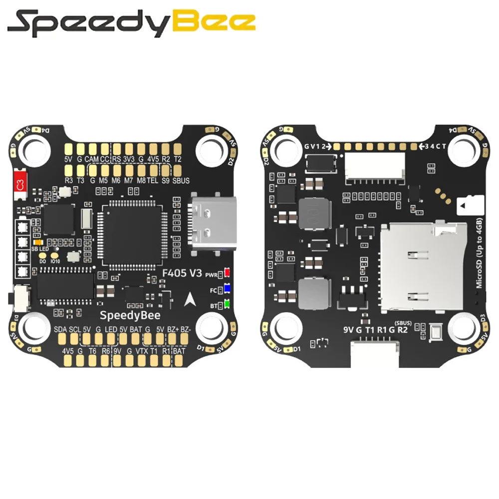 Imagem -03 - Velocidadeybee-controle de Voo tipo c Betaflight Esc com Gps para Drone Fpv Barômetro Mcu f7 v3 3s6s Bl32 50a em 1