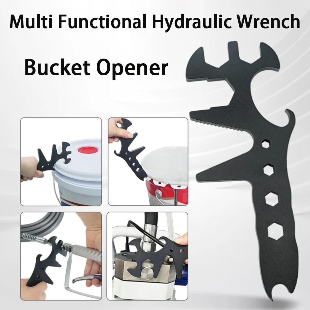 

Complete List Of Accessories For Bucket And Lid Opening Universal Spray Painting Machine Connectors Multifunctional Wrench