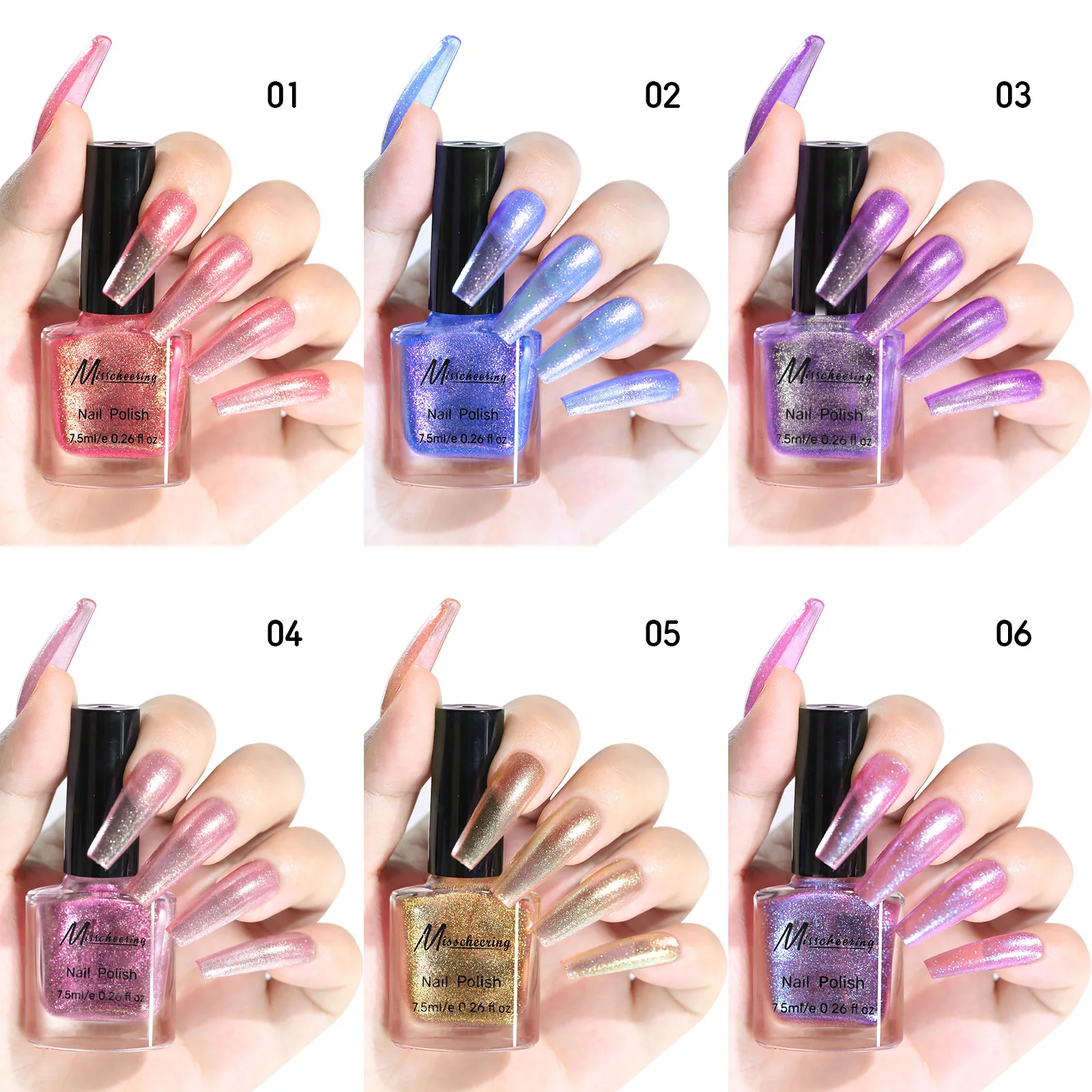 Hot Chameleon Magic Color Nail Polish Oil Can Not Be Peeled Tasteless Free Bake Does Not Fade Wholesale