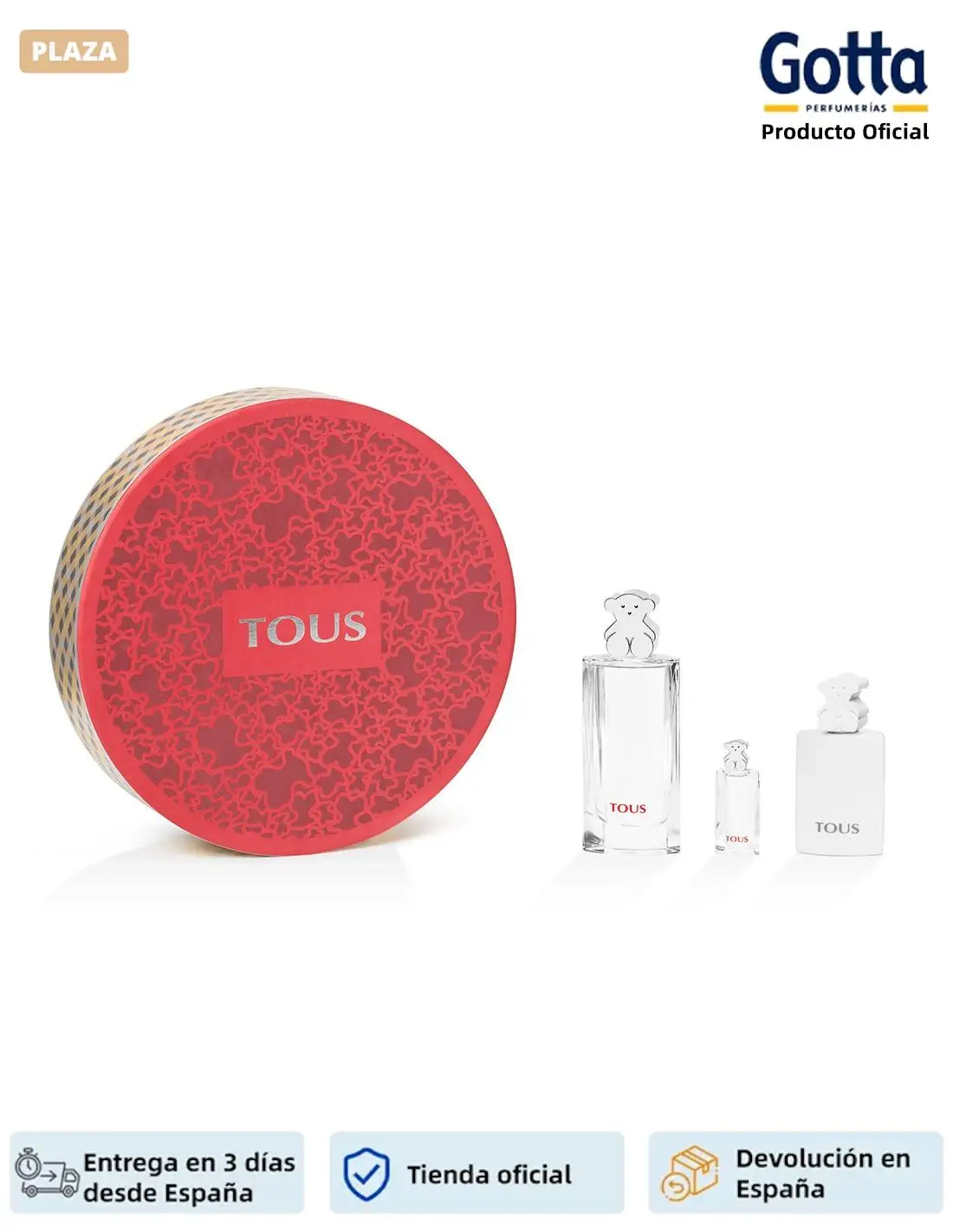 TOUS - Metalic EDT case-50 ML-beauty and health, Perfumes and deodorants, colognes-Eau de Toilette vaporizer 50 ml + body lotion 50 ml + miniature 4,5ml