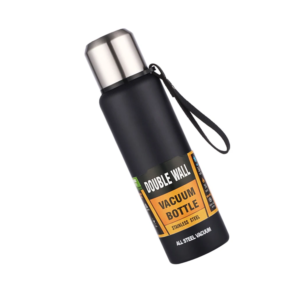 

Вакуумная чашка из нержавеющей стали 304, изоляционная фляжка для воды, портативная спортивная термокружка, синяя, 1000 мл