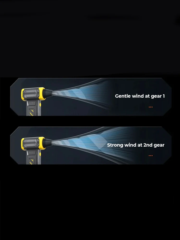 Handheld Mini Turbo Jet Fan 990000RPM Powerful air Blower Compressed air Duster Portable Fan for Car Dryer/PC/Home Cleaning Tool