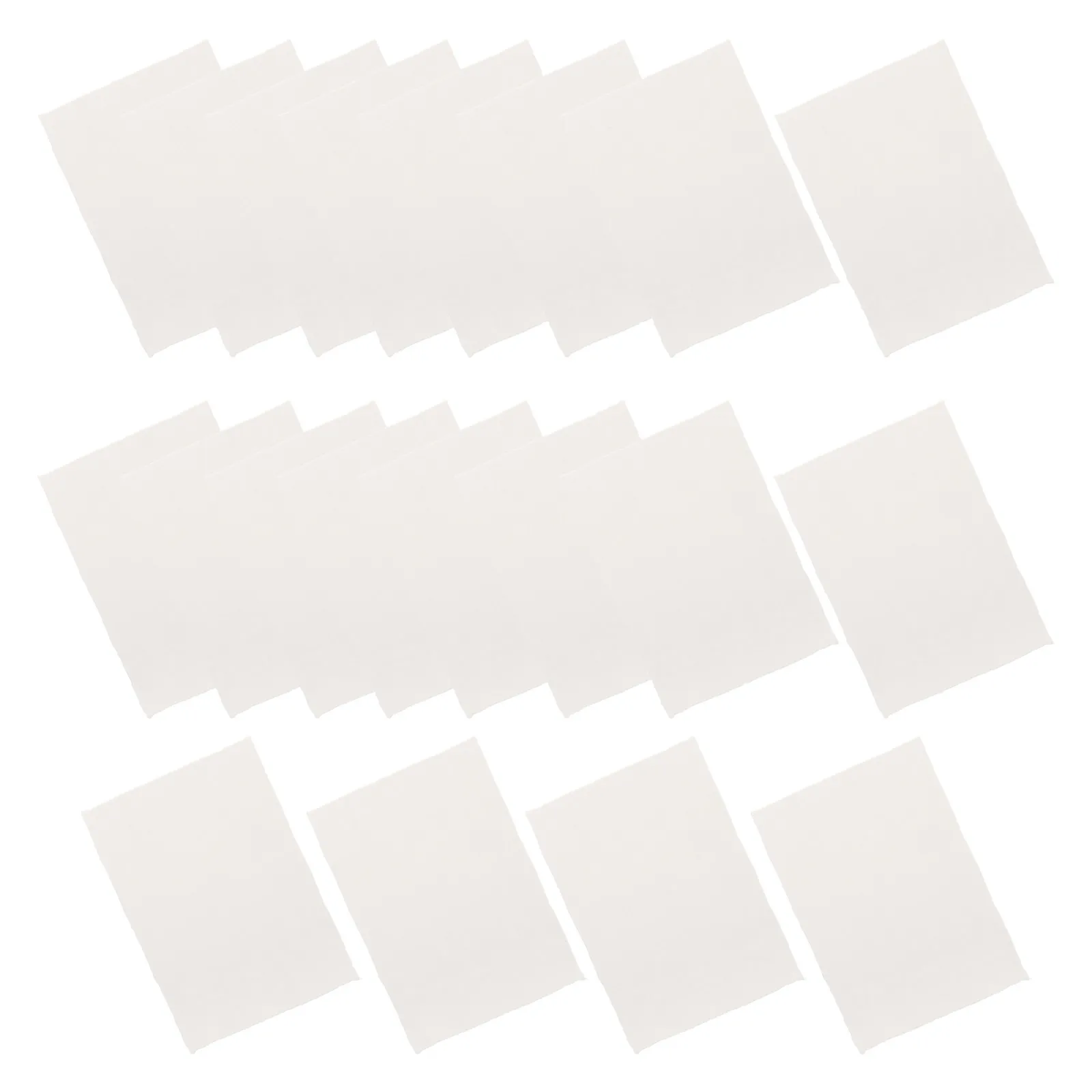 20Sheets Deckled Edge Cotton Watercolor Paper Textured Handmade Medium Rough Surface for Painting Crafts Invitations Cards