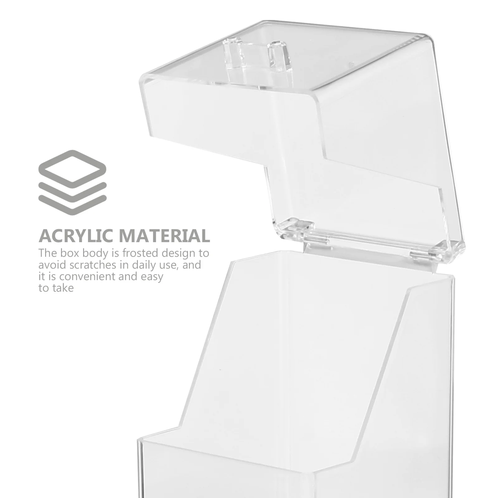 2 szt. Przezroczyste pojemniki na pędzle do makijażu, wodoodporne, przezroczyste pojemniki do przechowywania kosmetyków, organizer na pędzle, pojemnik na pędzle.