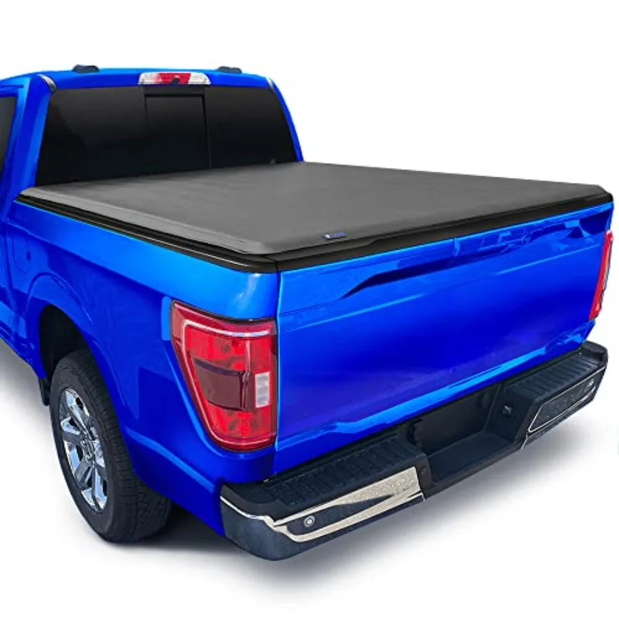 

T1 Мягкий свернутый чехол для грузовой кровати Tonneau для 20092014 F150 Styleside 6,5-дюймовая кровать 78 Устойчивый к атмосферным воздействиям и надежная защита груза с