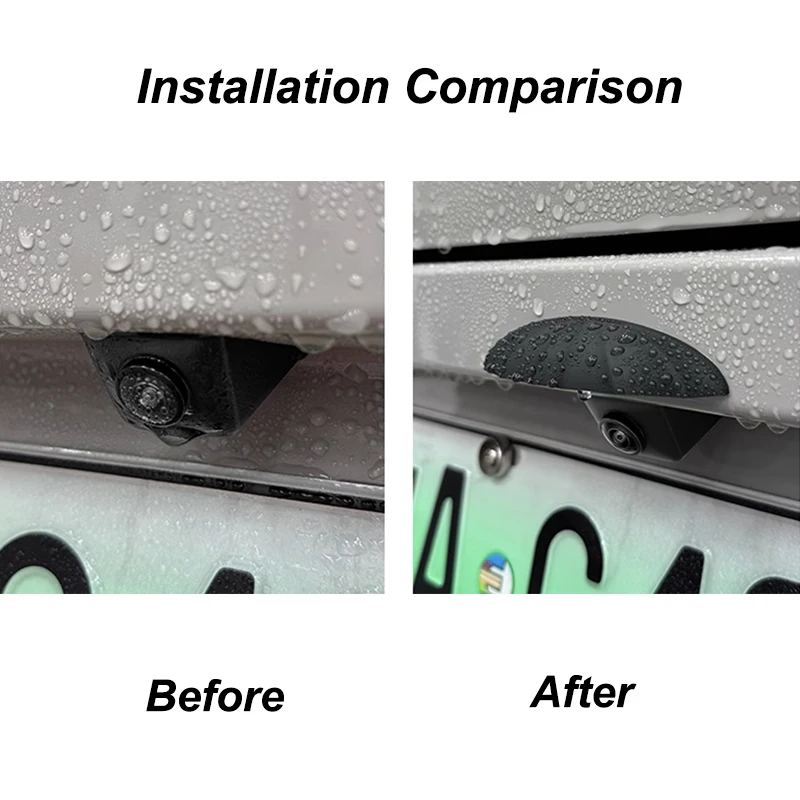 For Changan Avatr 07 12 Silicone Rear Trunk Camera Rain Cover Waterproof Protector Auto Mod Accessories