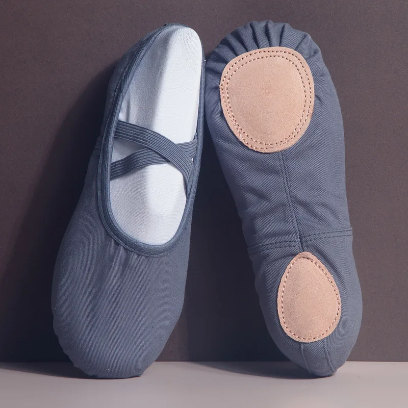 New Women Ballet shoes Dance Children Ballet Slippers Soft Sole Professional Canvas Dance Training Shoes for Morandi Ballet