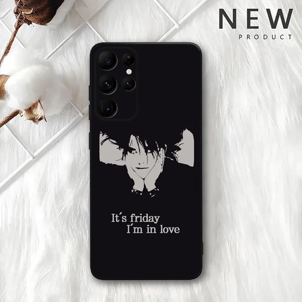 The Cure Robert Smith Phone Case For Samsung Galaxy A20,A21s,A22,A31,A32,A52,A53,A72,73,A80,A91 Soft Black Cover