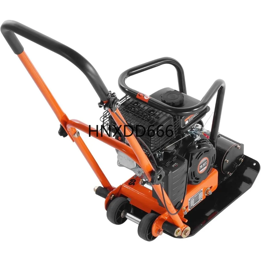 

Plate Compactor Rammer, 2.8 HP Gas Engine, 1,920 lbs Compaction Force Vibratory Jumping Jack Tamper, 18.7 x 11.8 inch