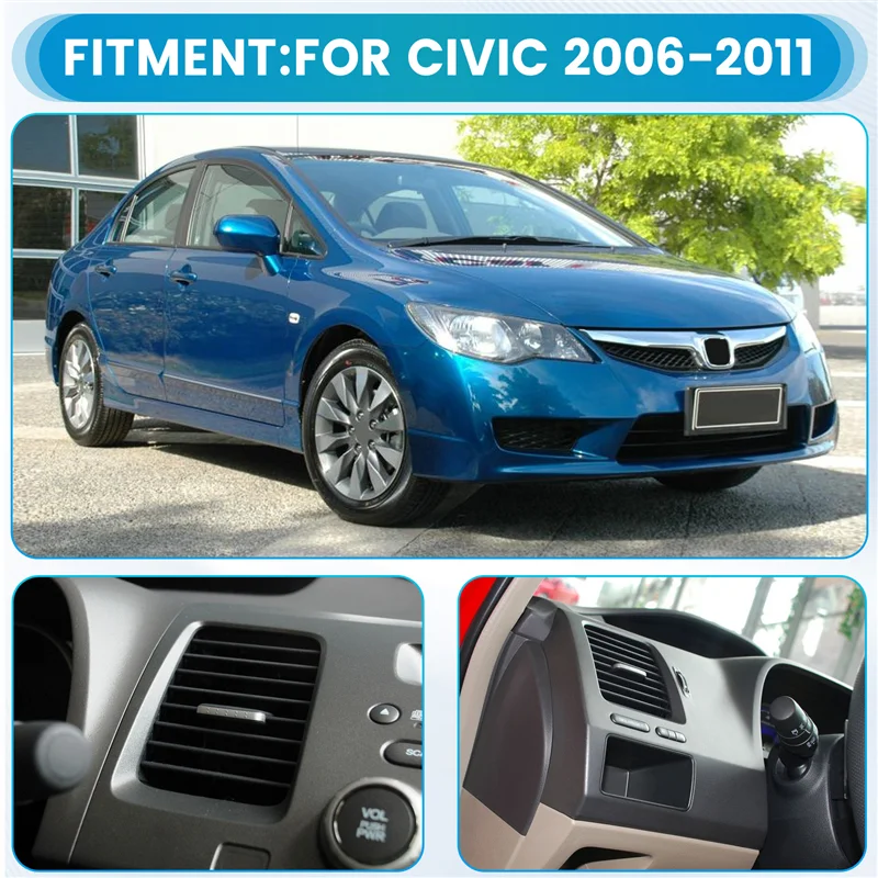 

Practical 77620-SNB-G11 77610-SNB-G11 Car Air Conditioner Driver Side Ac Vent Outlet For HONDA CIVIC FA1 FD1 FD2 2006-2011