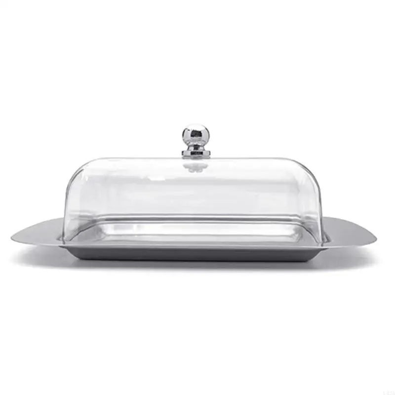 L43A Airtight Butter Dish with Lid Reusable Butter Storage Tray for European Butters