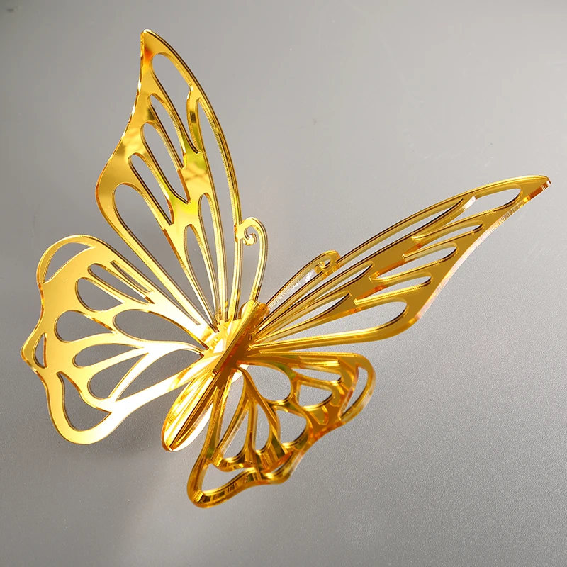 Wood 3D Butterfly Craft Shape,Butterfly for Baby Room Wall,Butterfly Wings Decoration,Wedding Butterfly Party Favors