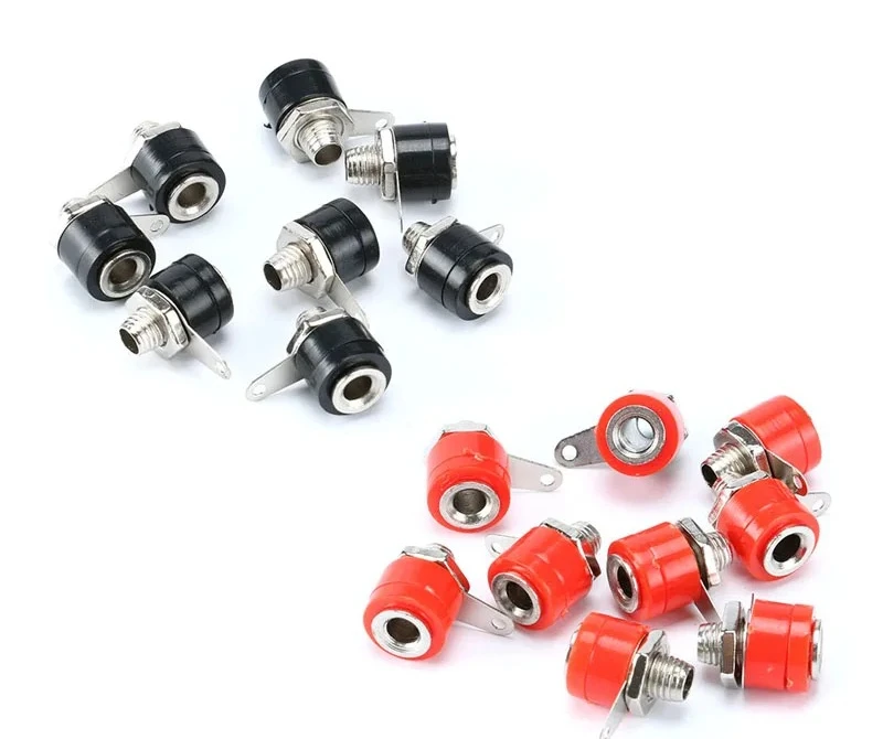 

1pcs/lot 4mm banana binding post 4mm banana socket Terminal Blocks Amplifier Connector Copper ﻿ Brass