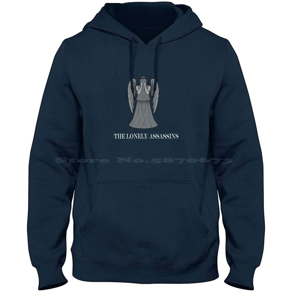 The Lonely Assassins-Weeping Angels 100% Cotton Hoodie T Shirt Weeping Angels The Lonely Assassins Dr Nerd Geek Who Dont Blink