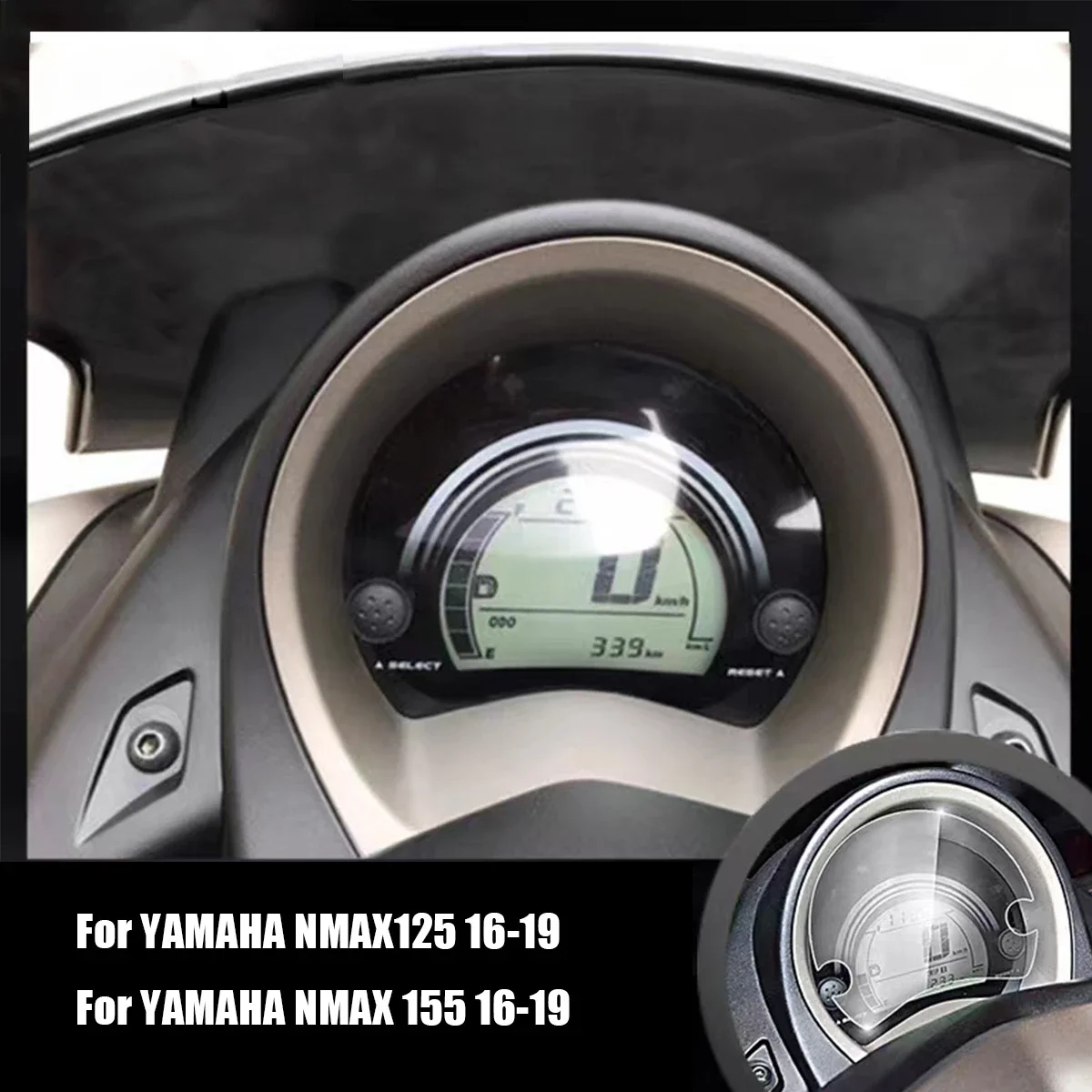 Motorcycle Stickers Cluster Scratch Screen Film Protector For YAMAHA NMAX155 NMAX125 N MAX N-MAX NMAX 155 125 2016 2017-2019