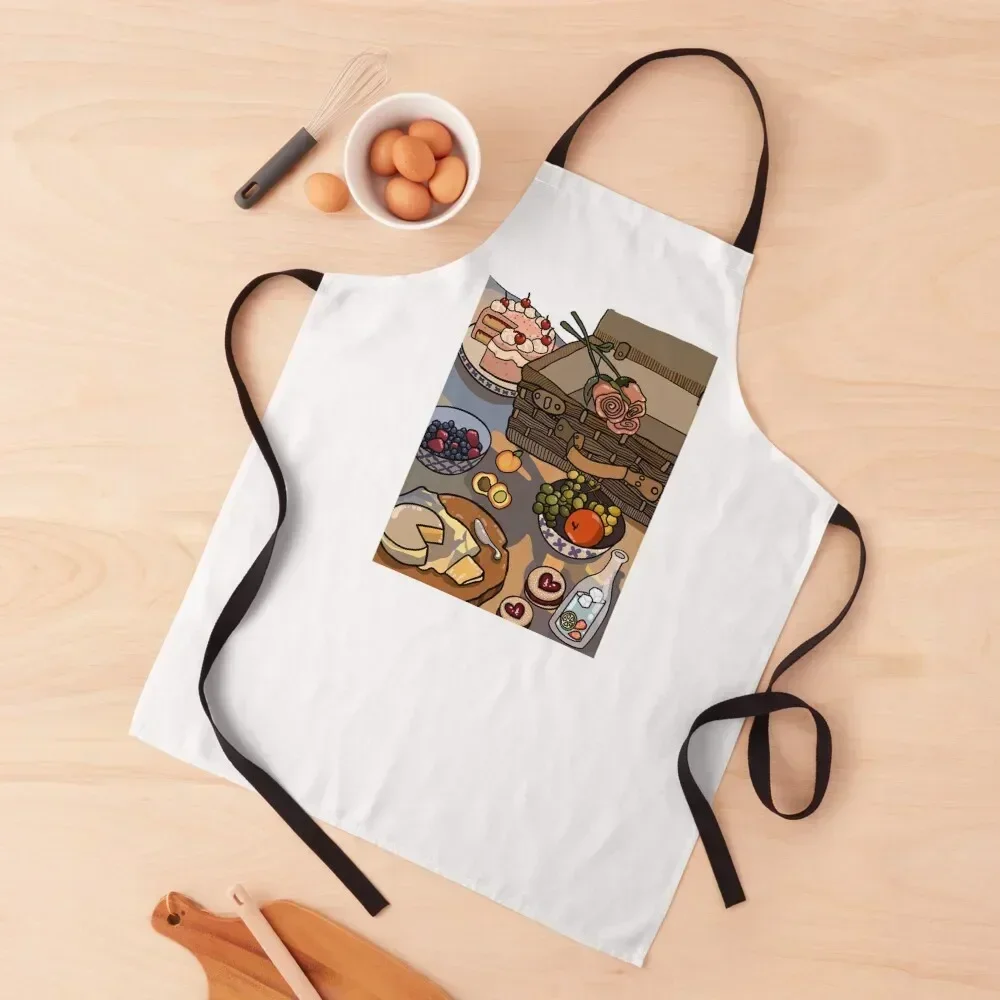 

cottagecore picnic Apron Bib For Kitchen innovative kitchen and home items Kitchen Utensils Kids Apron