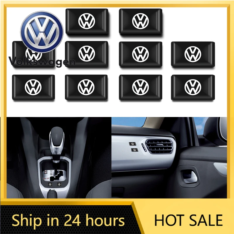 

Стайлинговые молдинги, 10 шт., эпоксидные наклейки на кнопки автомобиля, наклейка на панель управления для VW Passat Jetta Golf T3 T5 Bora Caddy Vento Touareg Po