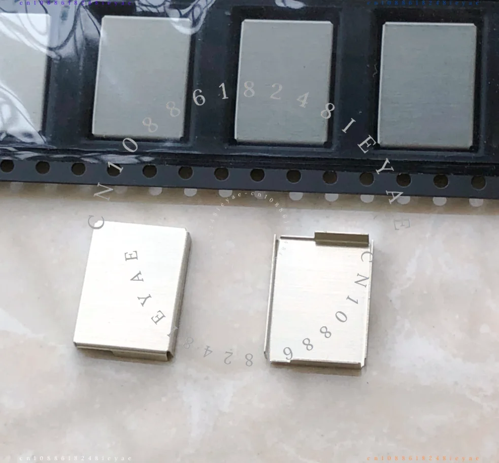 

Hardware Material, Shield Cover, Protective Cover 14.7 * 10.7 * 2.2mm Foreign White Copper, Rectangular 0.2mm Thick