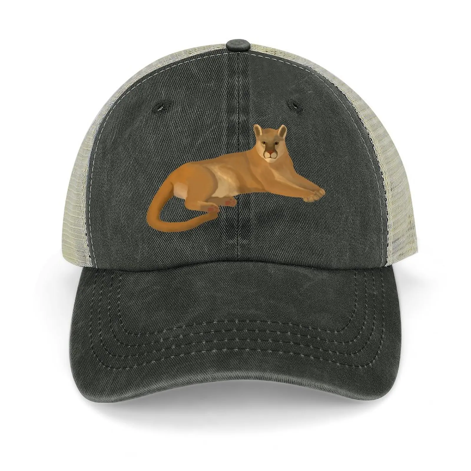 

Cougar Baseball Cap Beach Outing Streetwear Big Size Hat fishing hat Hats For Men Women's