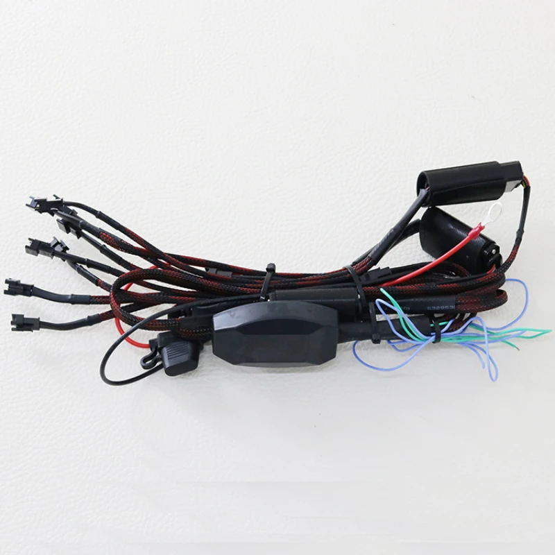 B606 wholesale rgb car halo rings angel eyes strips tube lights music multi-zone led controller