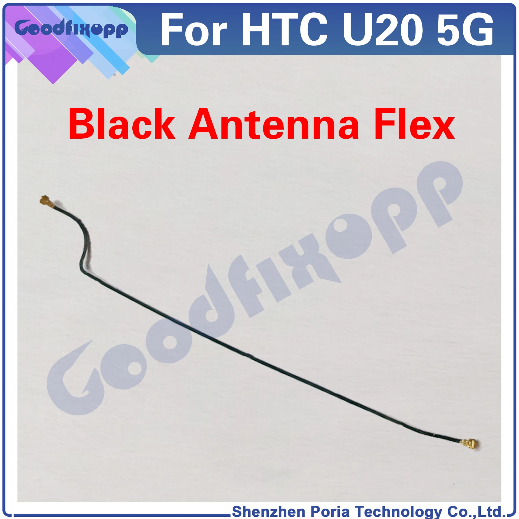 For HTC U20 5G Loud Speaker Earpiece Power ON OFF Charger Connector Vibrator Motor Fingerprint Signal Antenna Wifi Cable Flex