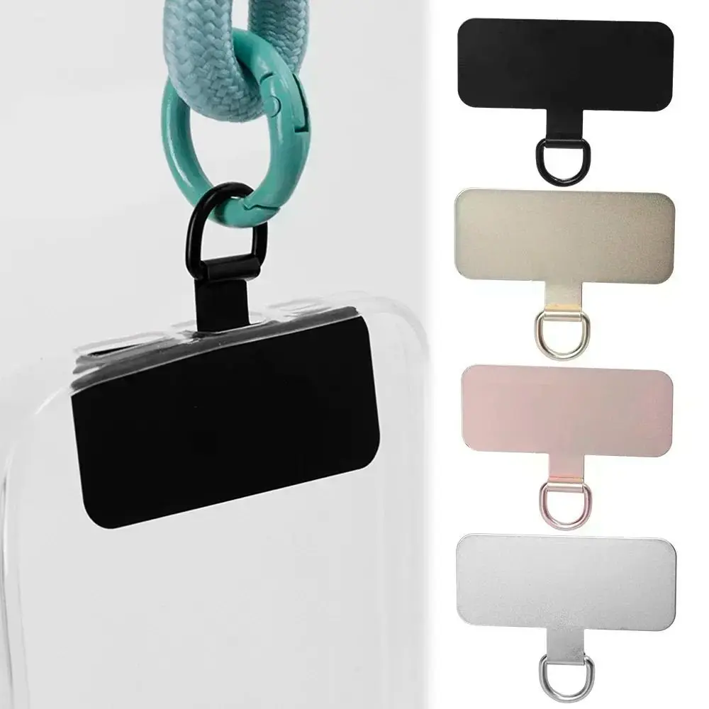 

Universal Card Cell Phone Hanging Piece Patch Sling Tether Tab Metal Phone Lanyard Gasket Patch
