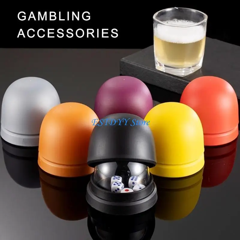 G6DE Reliability Gaming Dices Cup with 5 Dices PP Case for Recreationals Use