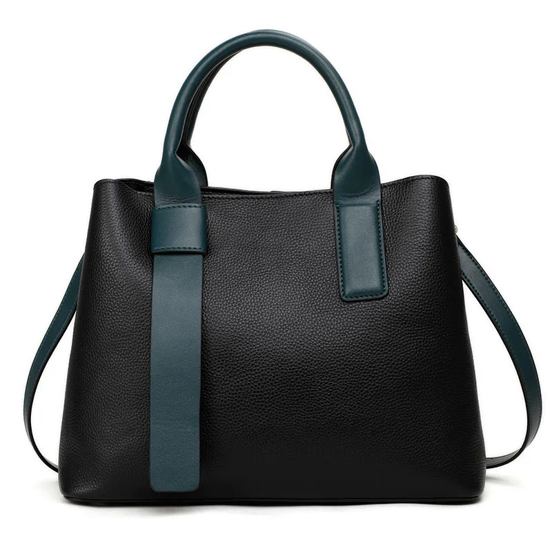 Aidrani Shoulder Crossbody Bags Genuine Leather Women\'s Bag Fashion Ladies Luxury Designer Handbags Tote Bag Large Capacity