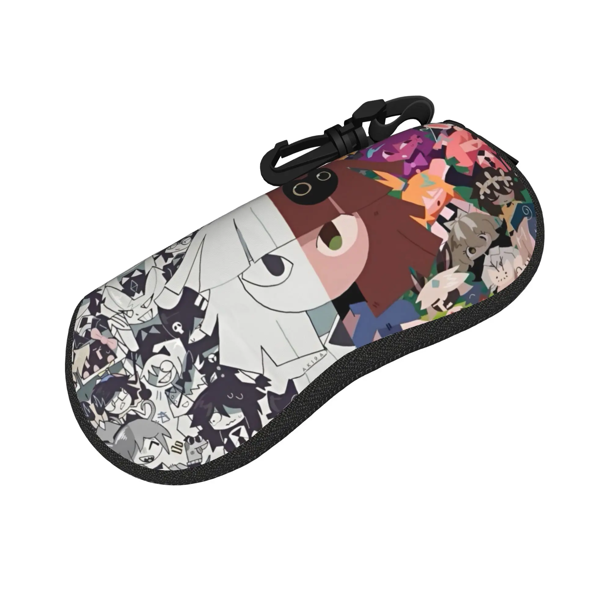 Cartoon Anime Miss Circle  Glasses Case Unisex Portable Accessories Fundamental Paper Education  Glasses Storage Box Glasses Box