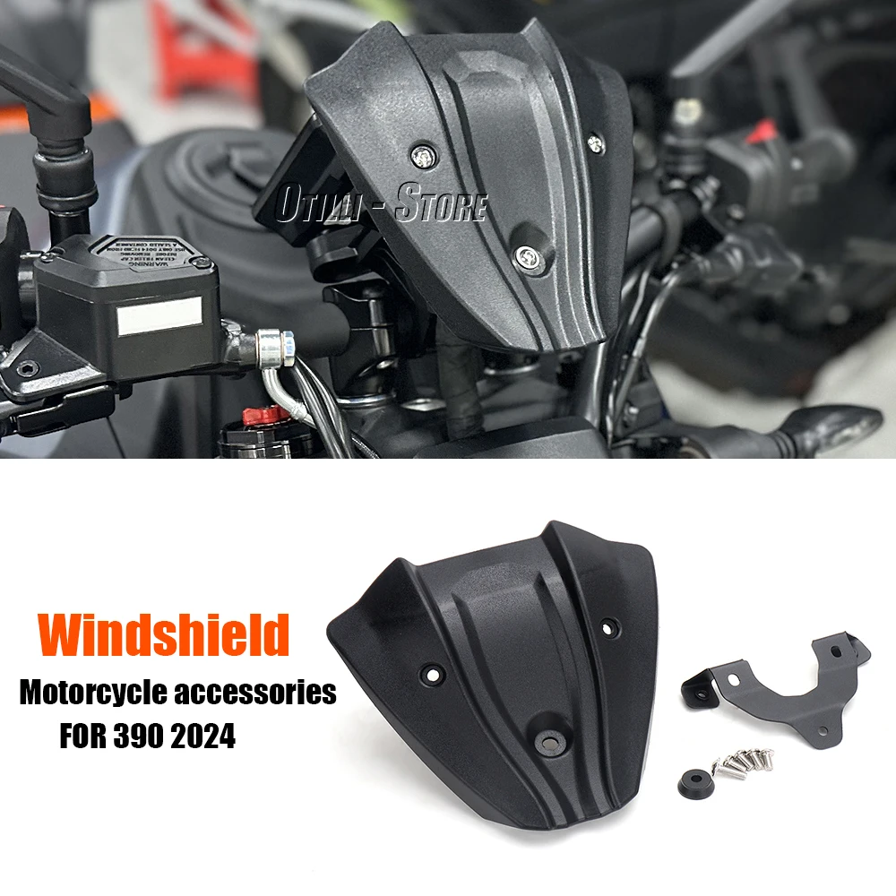 

For 390 DUKE 390DUKE 390 Duke 390Duke 2024 Motorcycle Accessories Windshield Windscreen Windproof Wind Screen Deflector