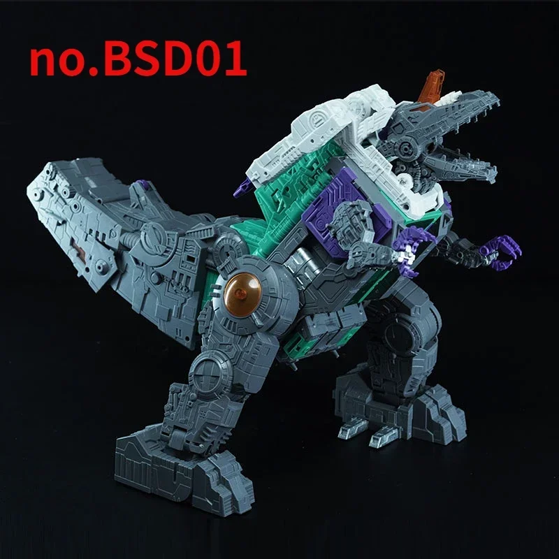 In Stock Transformation Poseidon No.BSD01 Trypticon Three Changes Mechanical Dinosaur Base Robot Action Figures Toy Collection