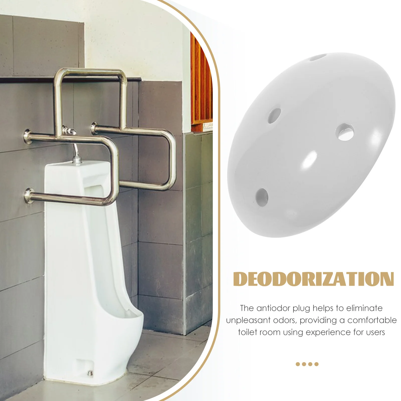 

Ceramic Drain Stopper 5-Hole Filter For Bathroom Toilet Replacement Accessory Urinal Strainer Stopper Bathroom Urinal Drain