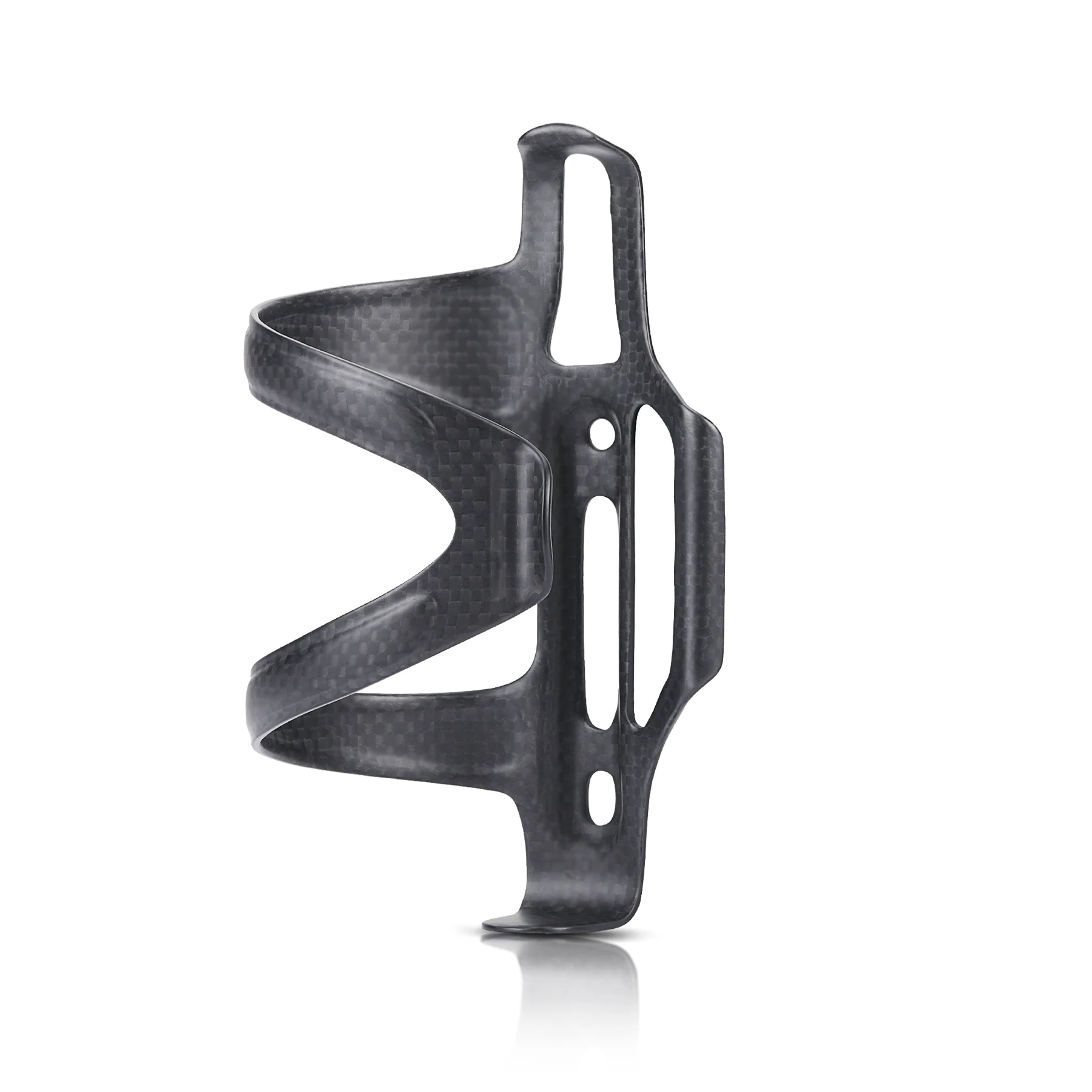 HUALONG Carbon zijbelasting fiets bidonhouder mountainbike bidonhouder, matzwart, gewicht (22 ± 2 g)