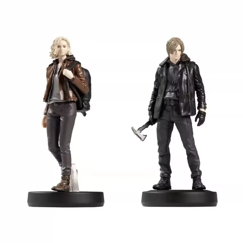 Original amiibo mode Resident Evil Requiem Leon Scott Kennedy & Grace Ashcroft PVC Action Figure Collectible Model Desktop toys
