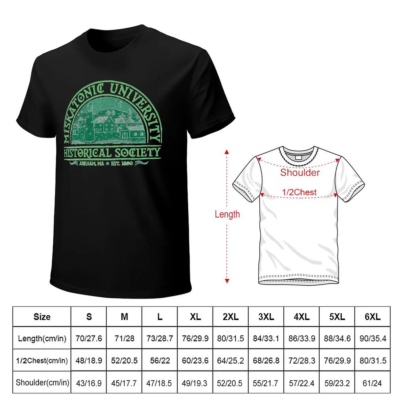 Miskatonic Historical Society T-Shirt t shirts with prints T-Shirt